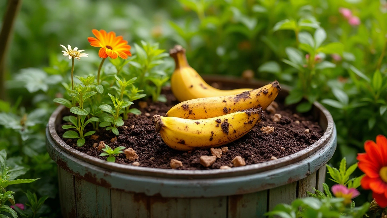 Methods to Use Banana Peels in the Garden