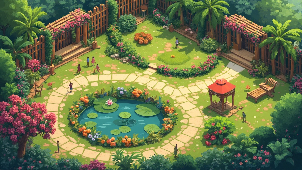 Practical Ways to Divide Large Gardens