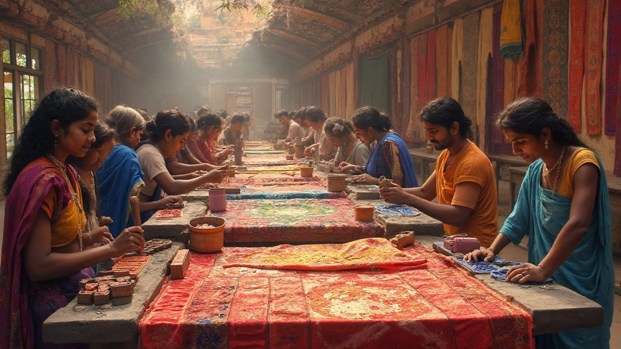 Experiencing Indian Fabrics: Beyond the Bazaar