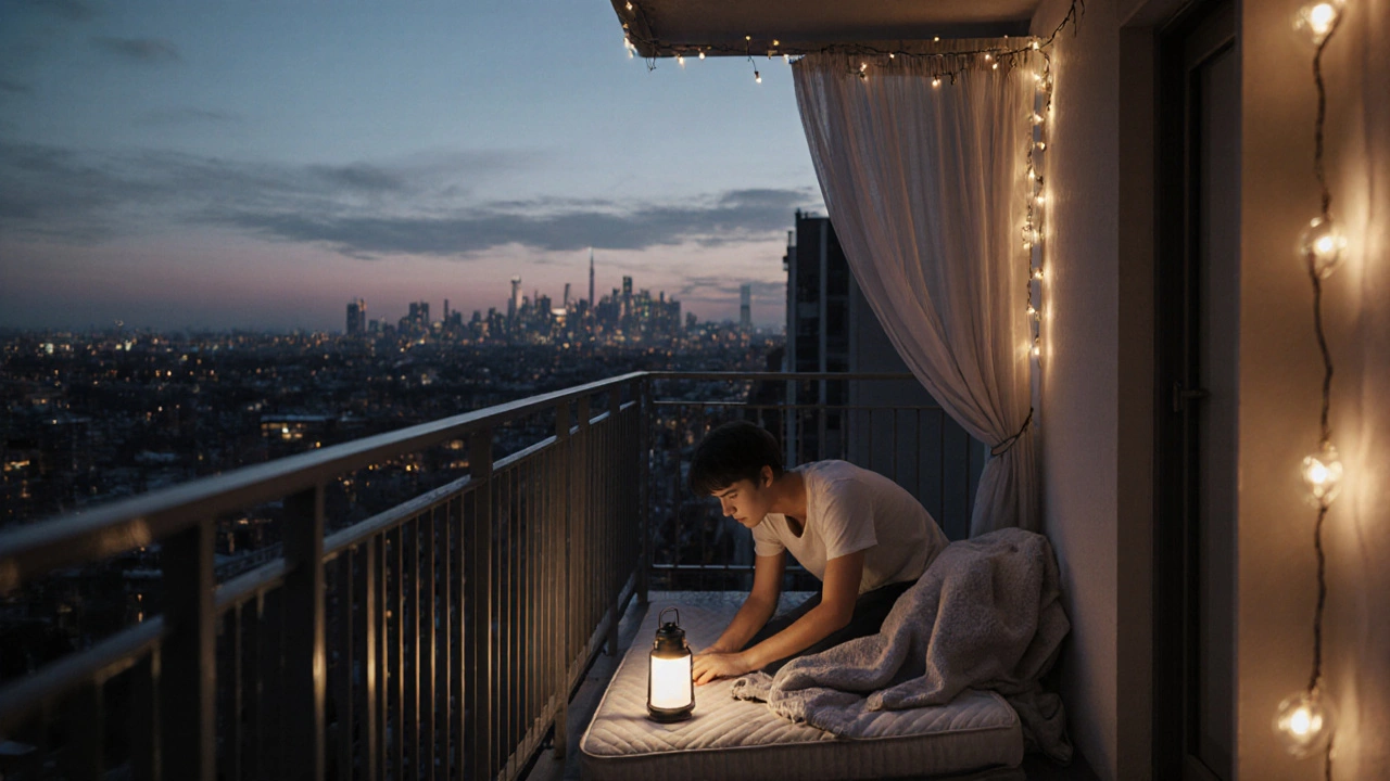 How to Sleep Comfortably on a Balcony - A Practical Guide